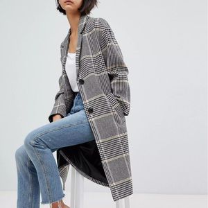 ASOS Plaid Coat